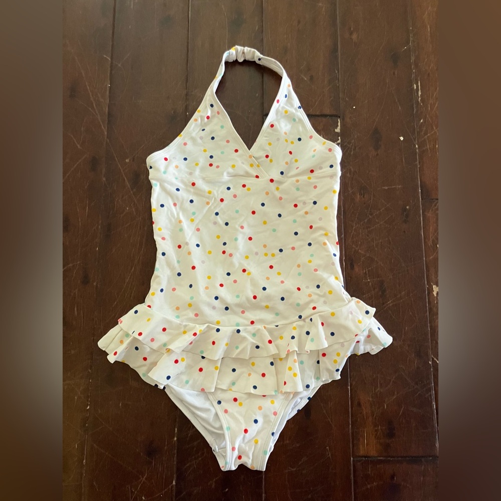 Hanna Andersson Kids Polkdot Swimsuit